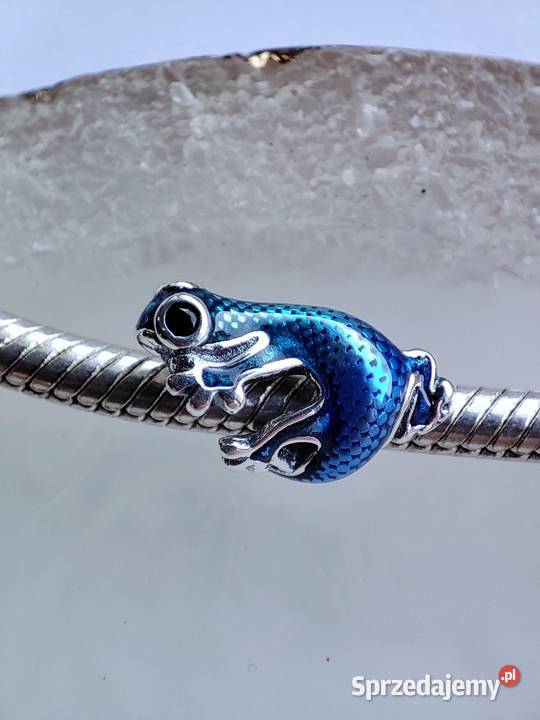Charms zawieszka srebro 925 metaliczny gekon Katowice