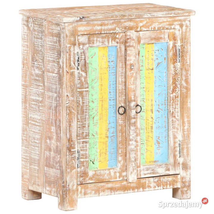 Szafka 61x35x76 surowe drewno akacjowe WM321792 Warszawa sprzedam