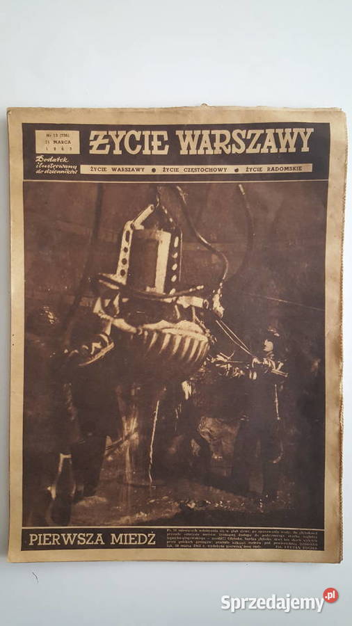 Życie Warszawy gazety 1963 r mazowieckie Warszawa