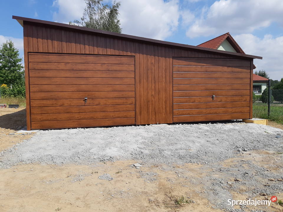 Garaż Blaszany ORZECH Złoty Dąb Blaszak GARAŻE Krasnystaw