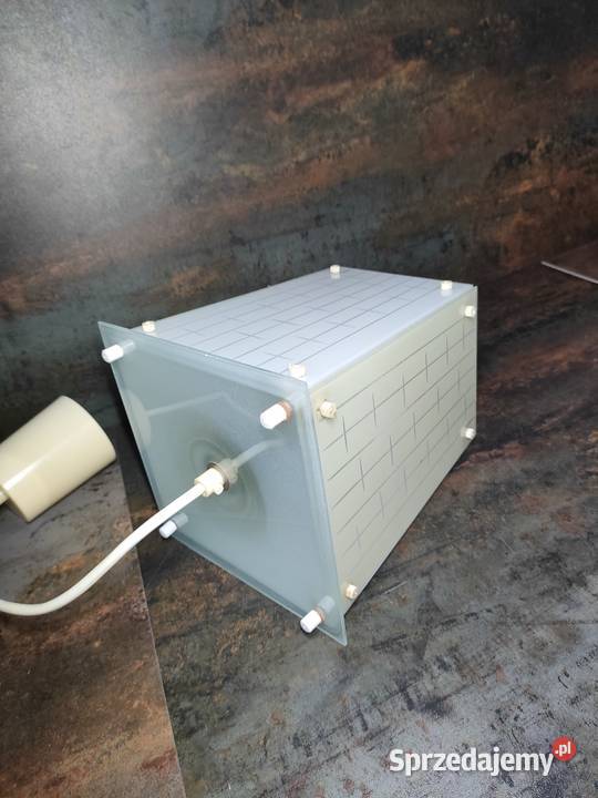 Lampa lata 50 vintage PRL wielkopolskie Kalisz