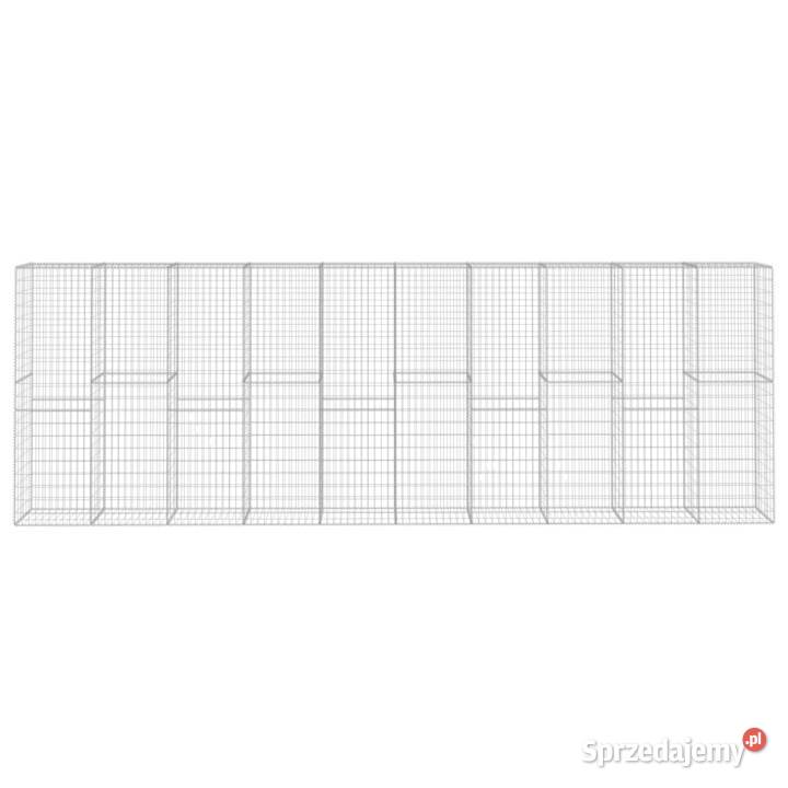 vidaXL Ściana gabionowa z pokrywą galwanizowana Warszawa sprzedam