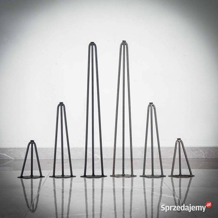 Noga HAIRPIN z pręta potrójna 73 CZARNA