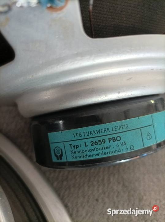 RFT L2659 PBO niemieckie głośniki szerokopasmowe