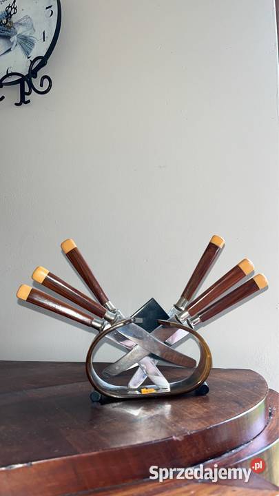 Nożyki do owoców na stojaczku 6 nożyków o dl 17 pomorskie