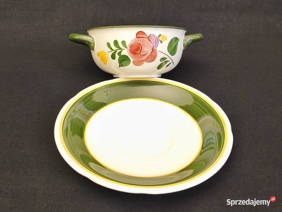 Bulionówka Villeroy Boch Bauernblume Antyki, Sztuka, Kolekcje lubelskie Chełm