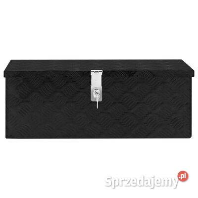 vidaXL Skrzynka do przechowywania czarna