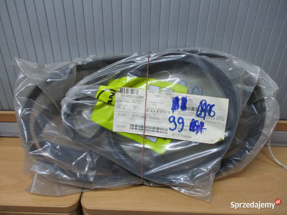 Pasek klinowy rowkowany Man 51968200345 Pozostałe kujawsko-pomorskie Mogilno sprzedam