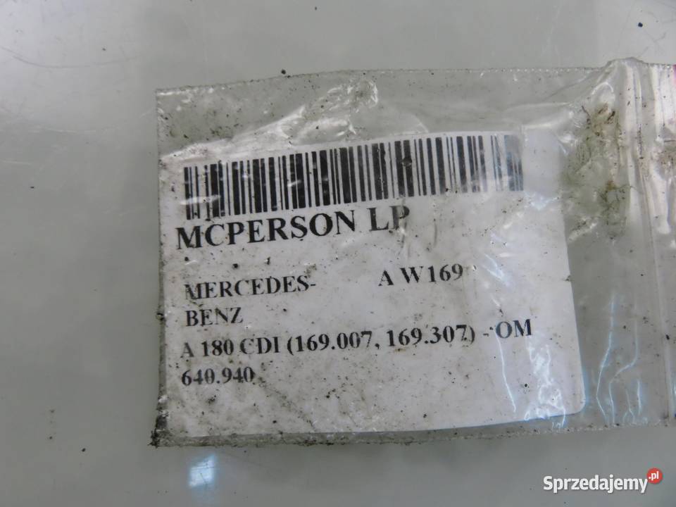 MCPERSON LEWY PRZEDNI MERCEDES A W169 20 CDI