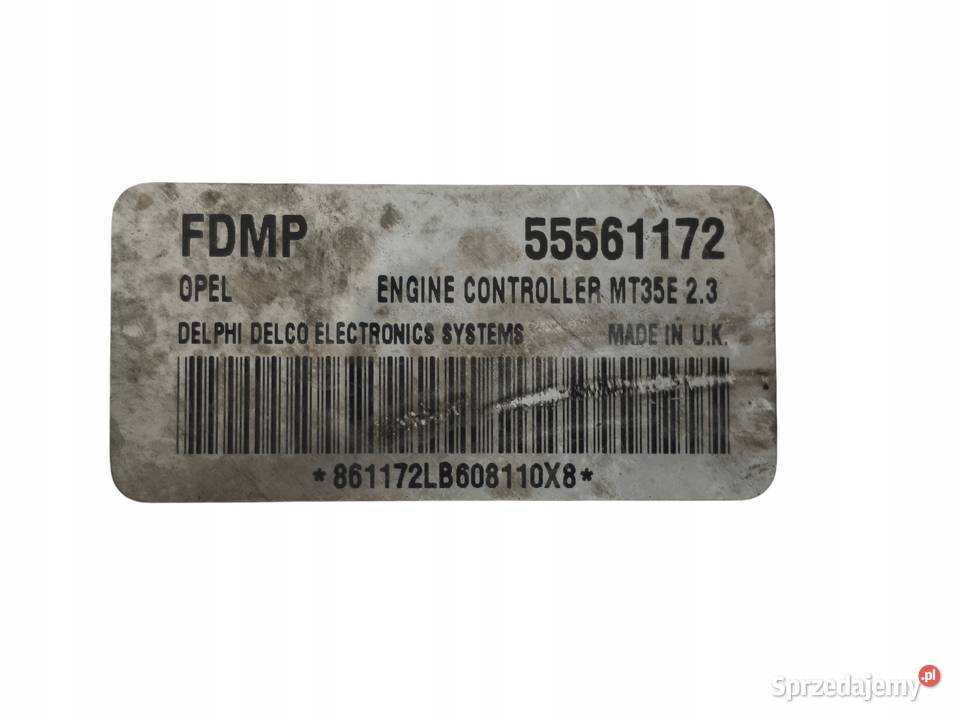 STEROWNIK KOMPUTER ECU Opel Zafira B Astra H III Chełm