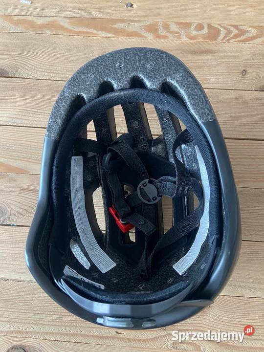 Kask rowerowy czarny btwin 5358 Sport i Wypoczynek