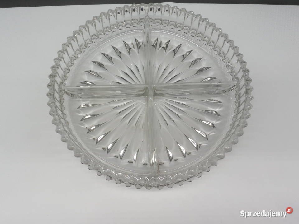 Elegancki Kryształowy Kabaret Patera na Raszków