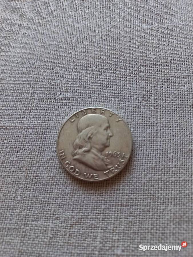 50 centów Franklin 1963 srebro
