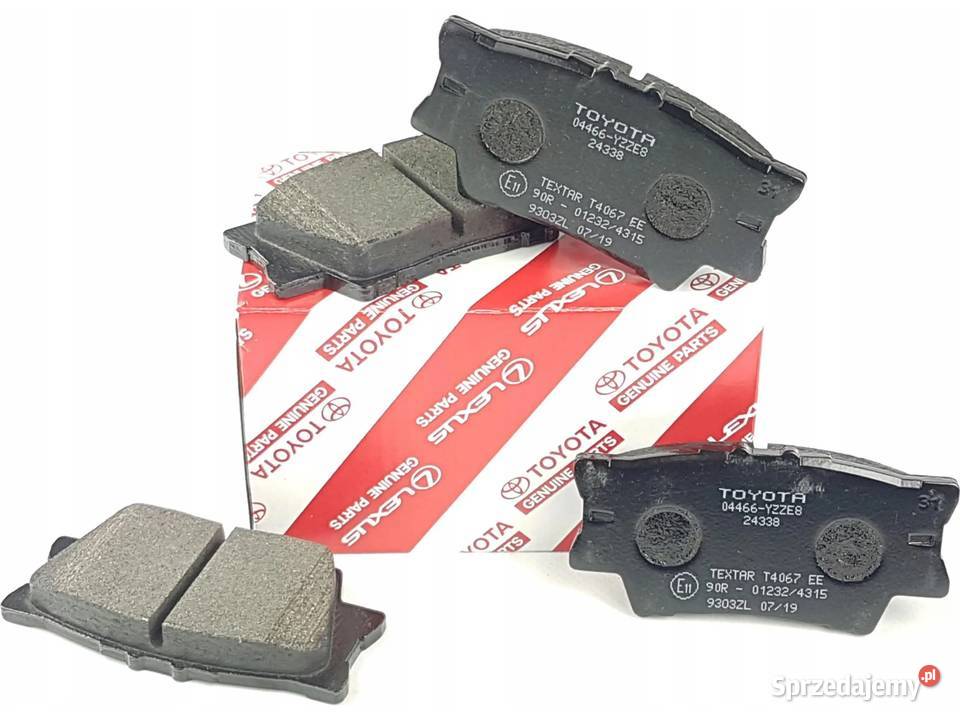 TOYOTA Rav4 Camry HS250H ES350 Oryginal klocki Kąty Wrocławskie