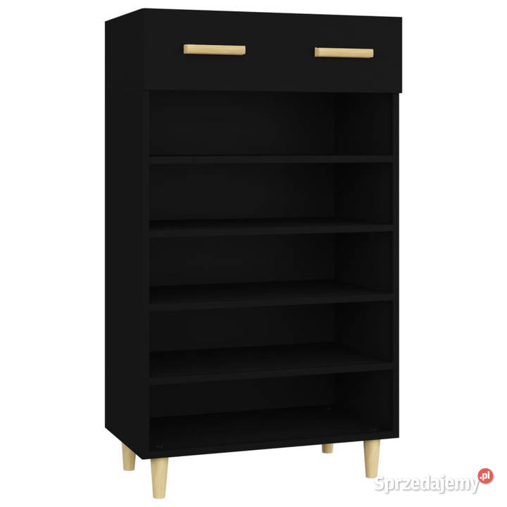 Szafka na buty czarna 60x35x105 materiał Warszawa