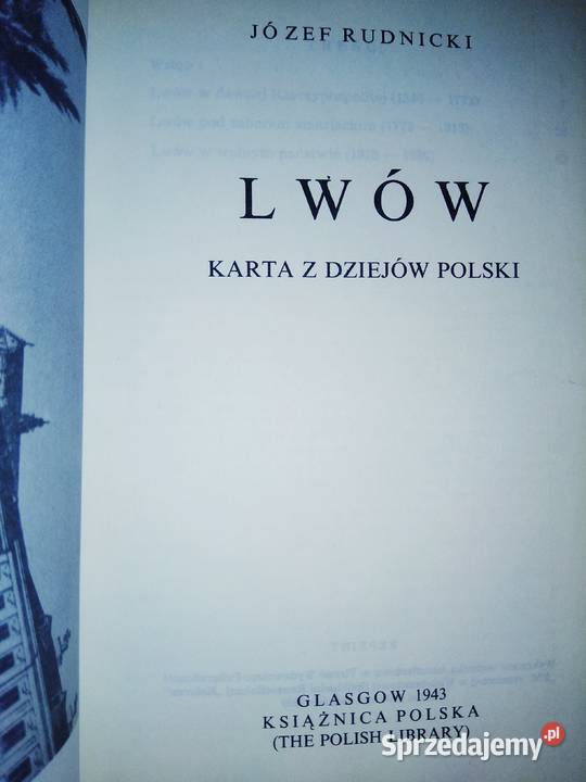 Lwów osiżki unikatowe księgarnie szkolne Warszawa