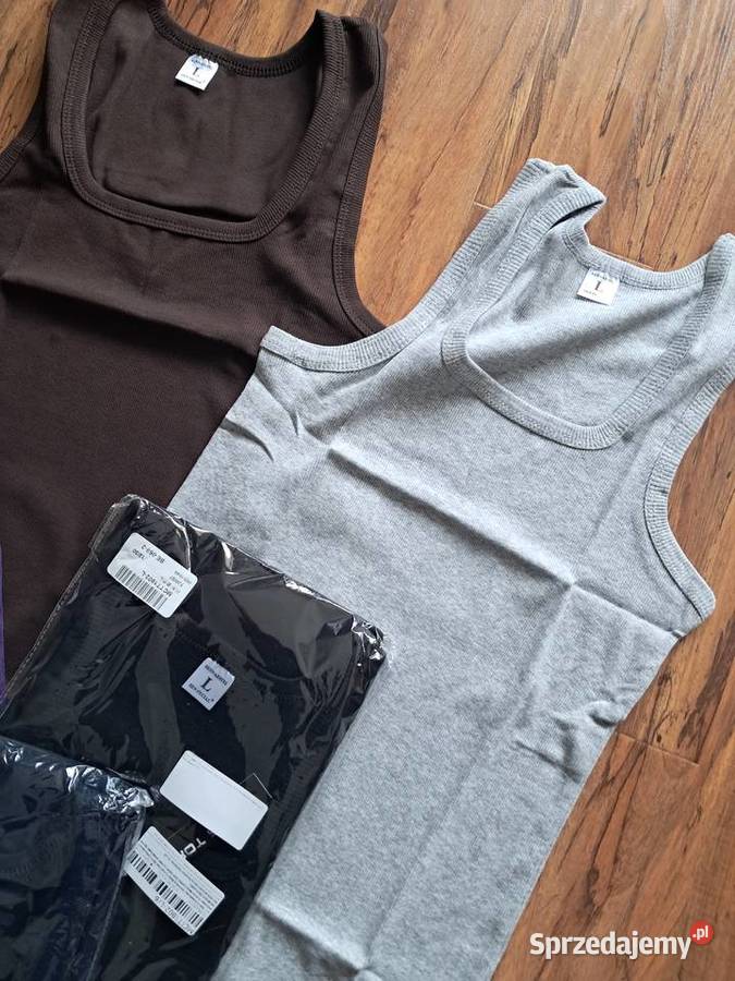 6 nowych koszulek na ramiączkach rozmiar z metki