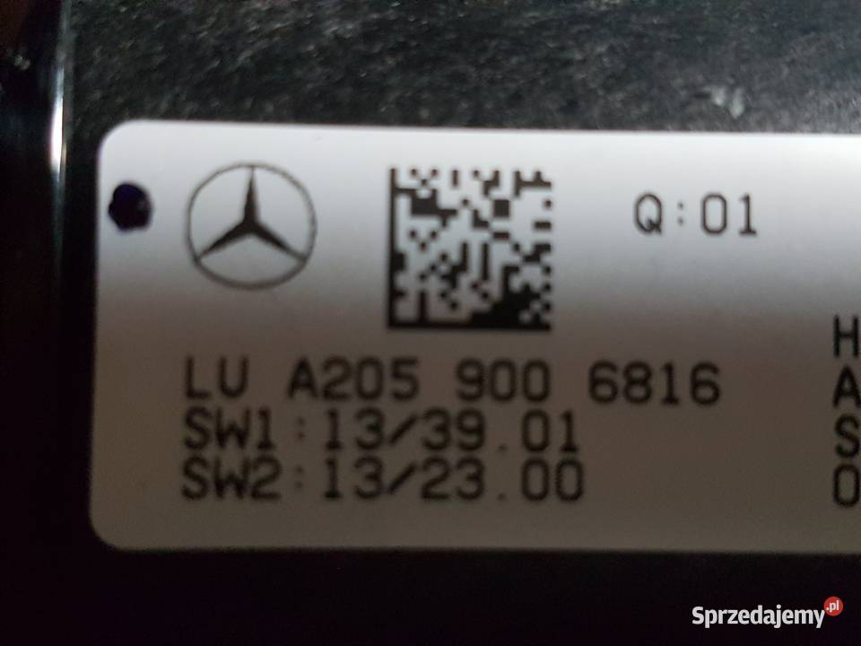 MERCEDES C KLASA W205 KONTROLER IDRIVE PANEL Rok produkcji 2016 Turek