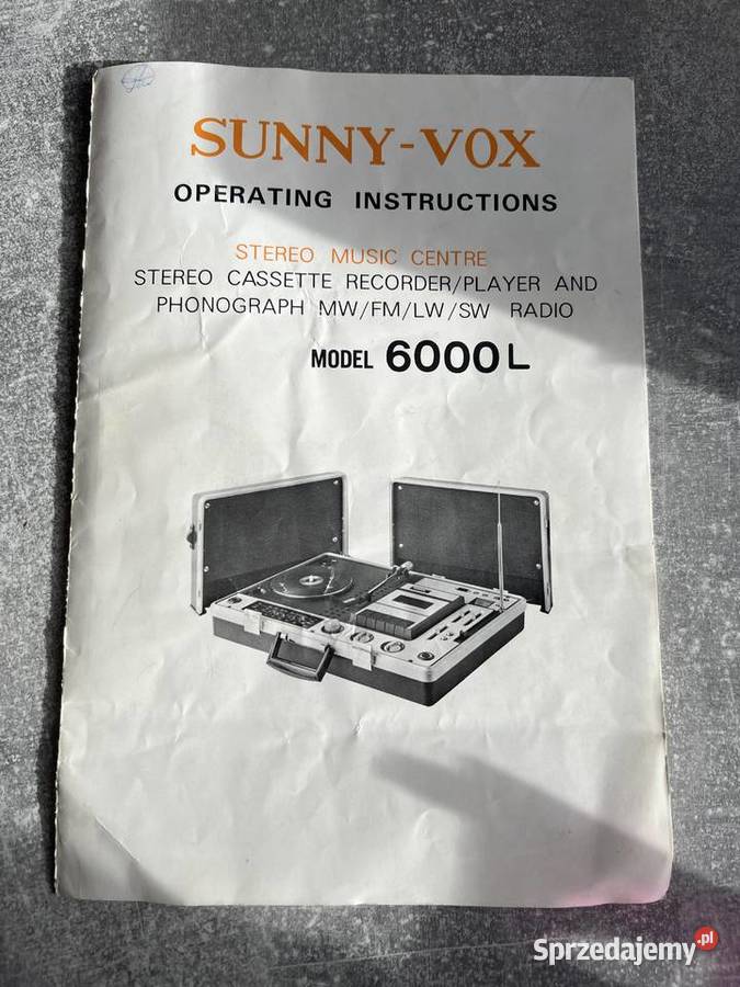 Ulotki instrukcje obsługi z PRLu HIT