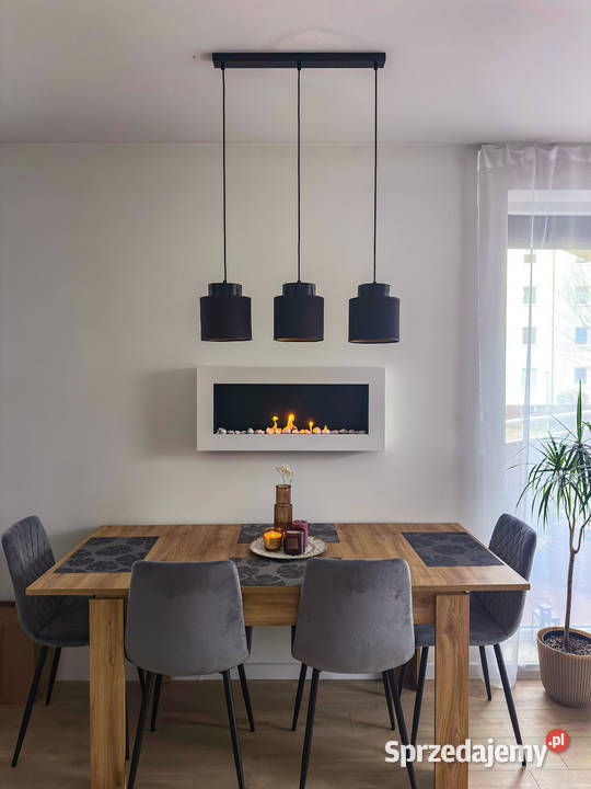 Biokominek wiszący 900x400 Box czarny Warka