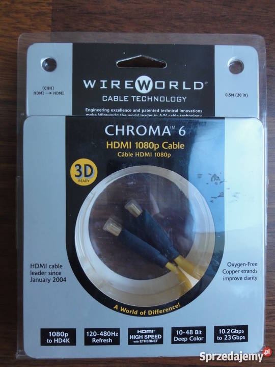 Kabel HDMI WireWorld CHROMA 6 - 0.5m