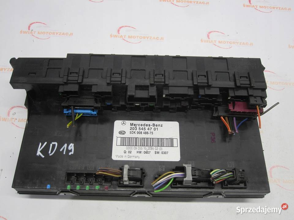 MERCEDES W203 moduł SAM 2035454701 5DK00848675 Kielce