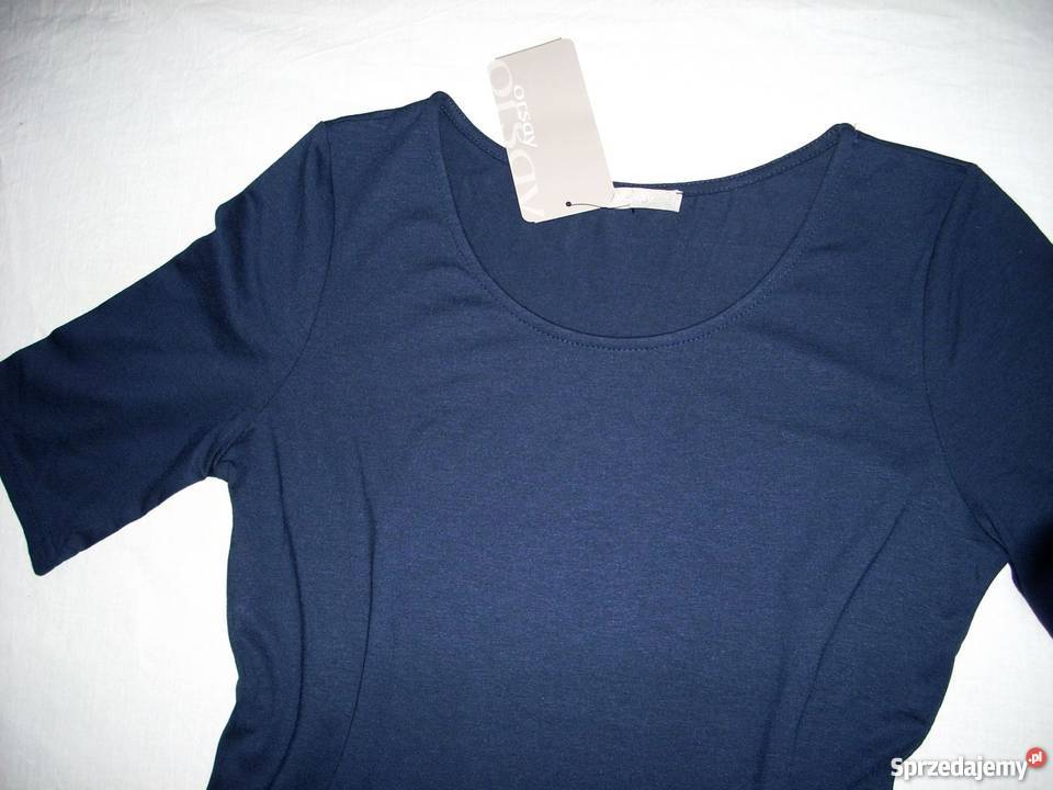 ORSAY bluzka tunika NOWA łączona granat 38 M Nowy Sącz