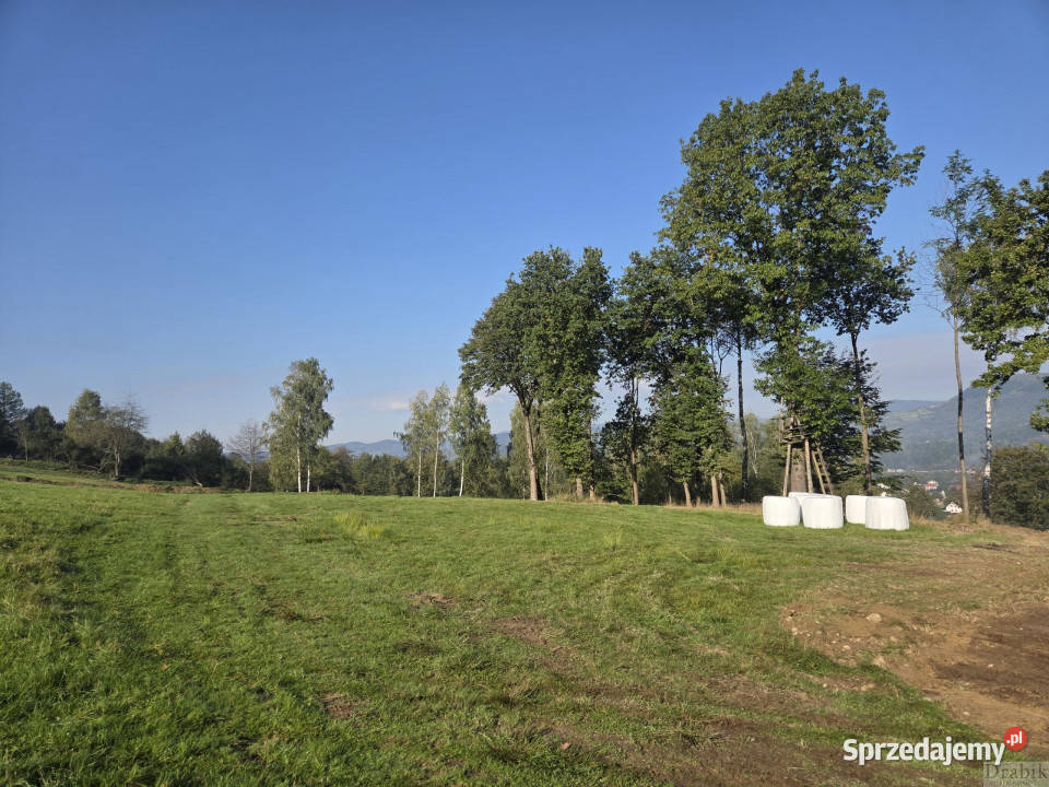 Grunt sprzedam Stryszawa Stryszawa 908m2 Sprzedaż małopolskie