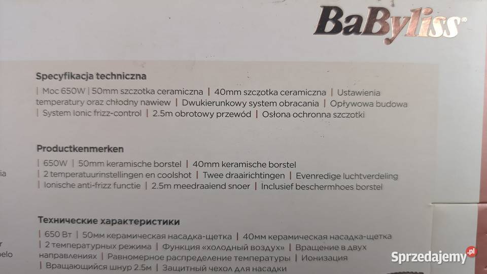 Suszarkolokówka BABYLISS