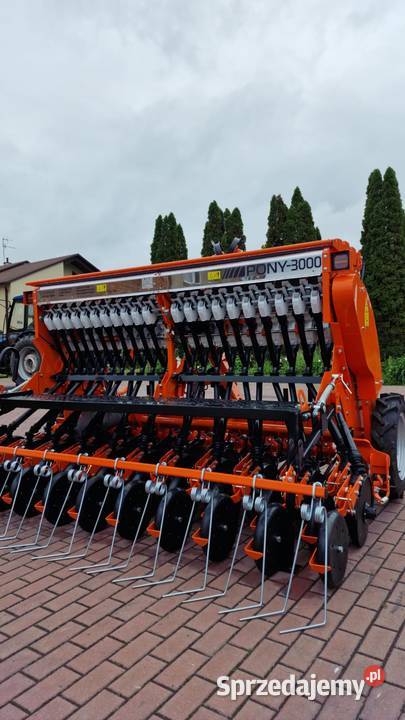 Siewnik zbożowy PONY 3000 3m talerzowy Nowy Radom sprzedam