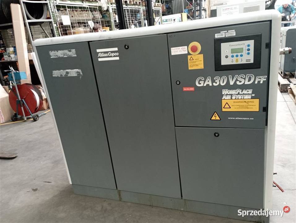 Sprężarka śrubowa ATLAS COPCO GA30VSDFF 30kW Wilków