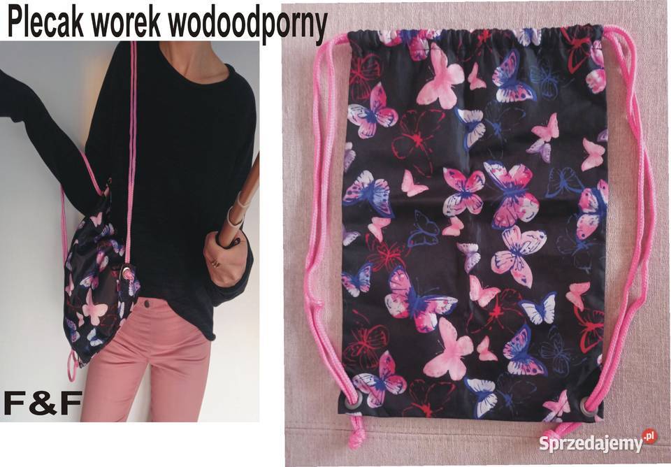 Wodoodporny plecak worek FF 43 x 32 Radzyń Podlaski sprzedam