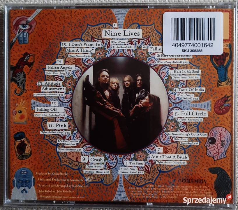 super Album CD Aerosmith Nine Lives CD Katowice