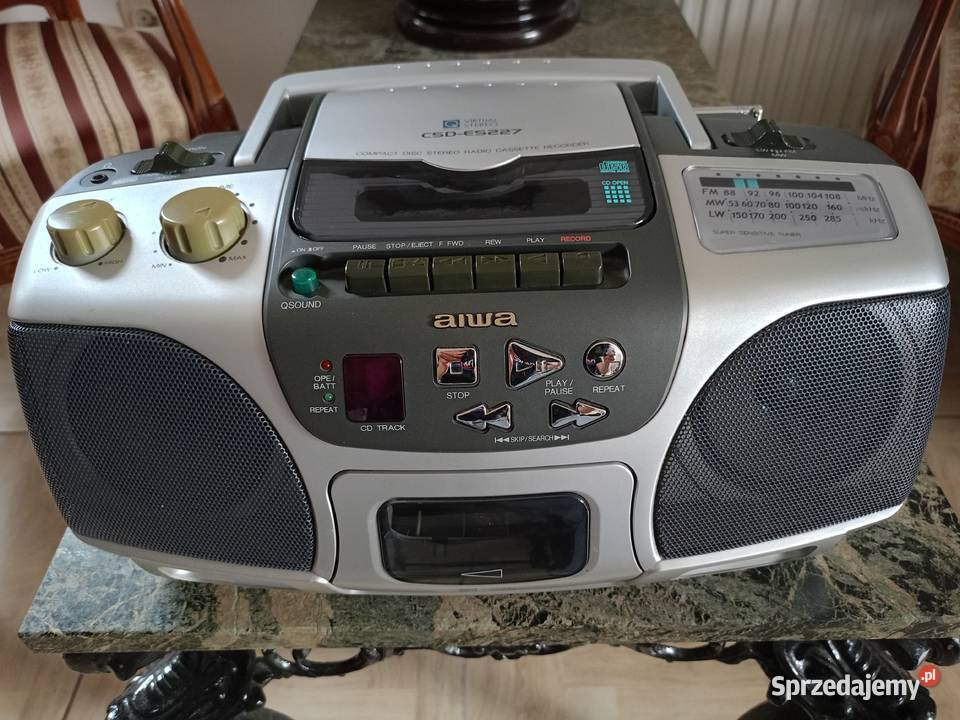 Boombox AIWA CSDES227 Radiomagnetofon CD Drawski Młyn