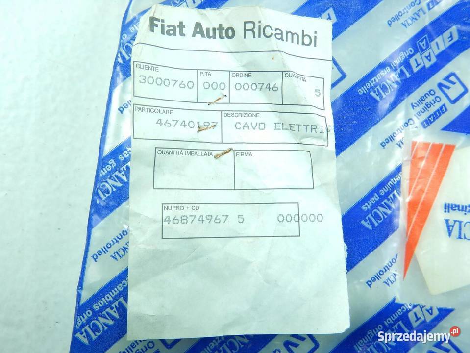 WIĄZKA WENTYLATORA CHŁODNICY FIAT MAREA 9602 ASO