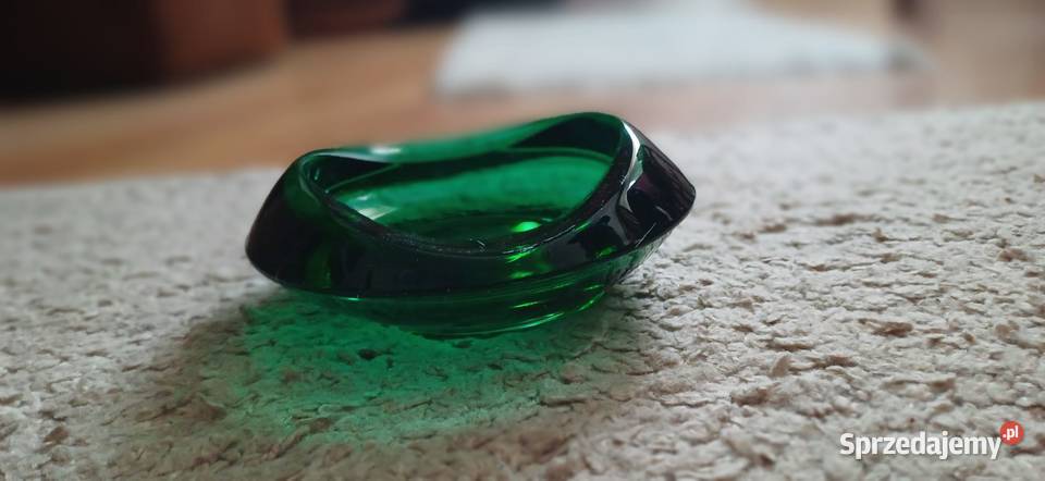 Szklana misa szmaragdowa Olsztyn sprzedam