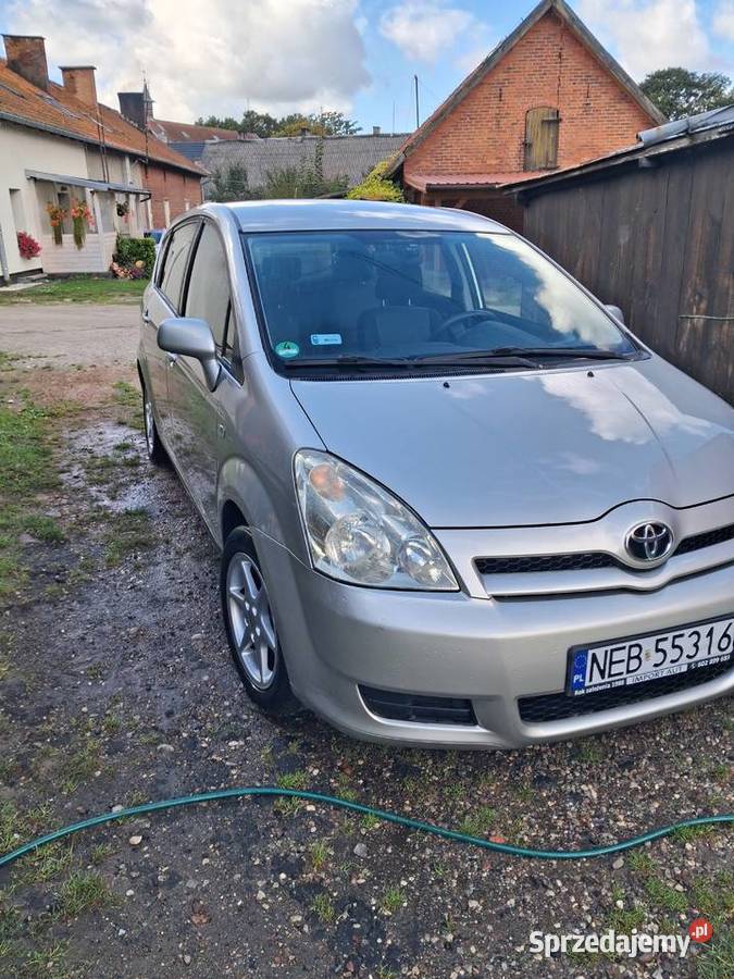 Toyota corolla verso II 2008 manualna warmińsko-mazurskie Rzeczna