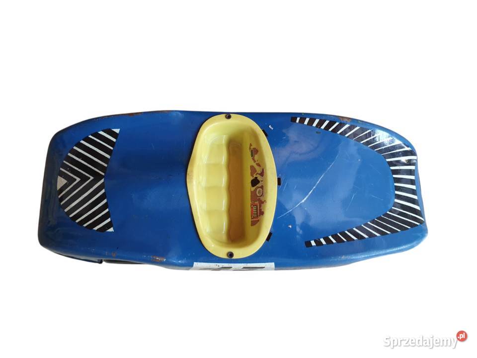 Stara blaszana zabawka samochód wyścigowy Cieszyn