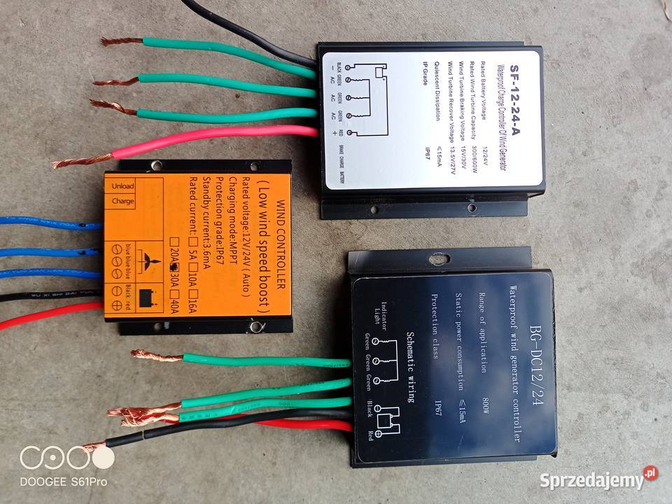 Turbina wiatrowa regulator napięcia falownik Przetwornice Janikowo