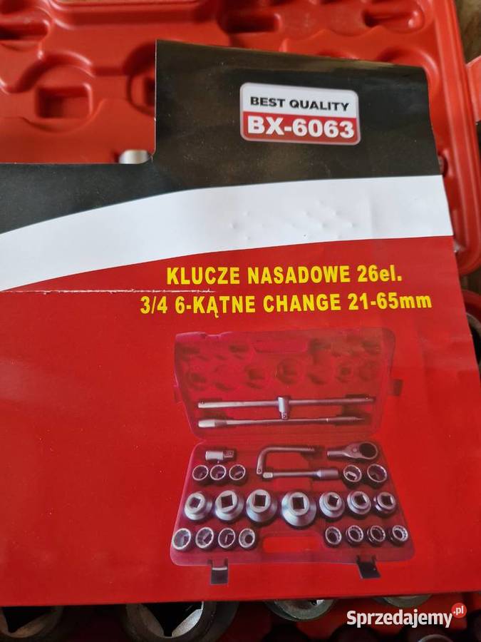 ZESTAW KLUCZY NASADOWYCH 26el 34 2165 12kąt sprzedam