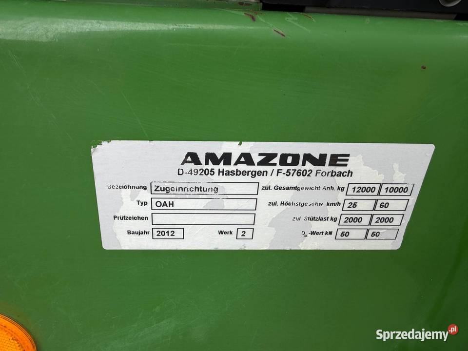 Opryskiwacz ciągany Amazone UX4200 Nowa Ruda