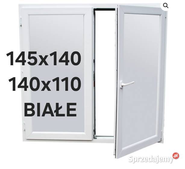 Okno gospodarcze uchylne NOWE PCV 120x60 Poznań sprzedam