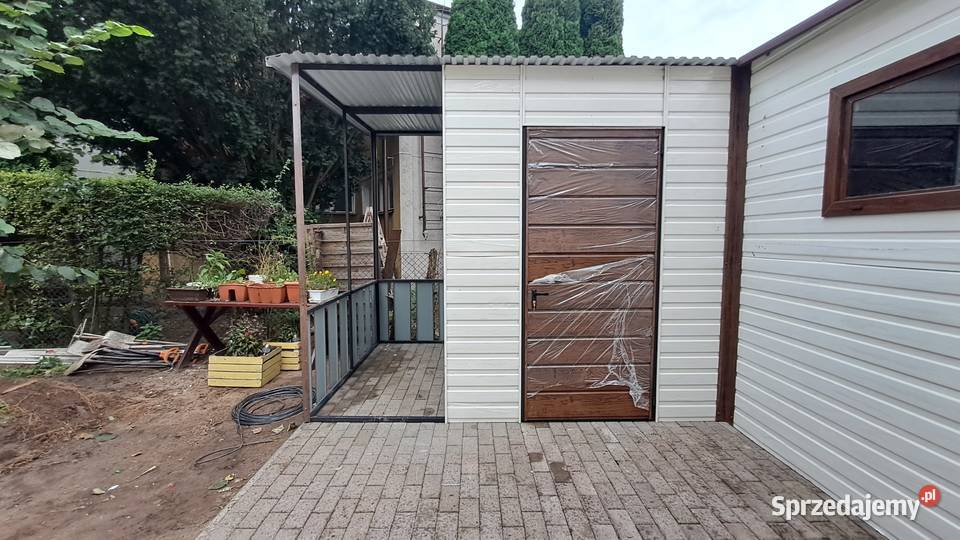 Garaż Blaszany Schowek na Narzędzia Wiatka