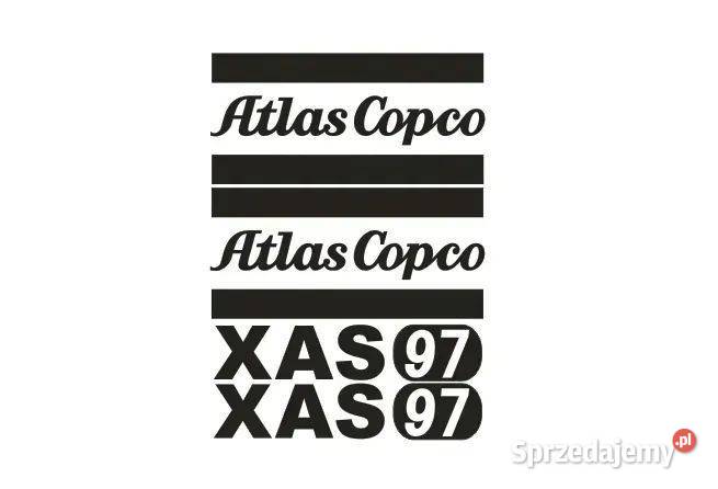 Naklejki naklejka oklejenie ATLAS COPCO XAS 97 Do maszyn budowlanych Janików sprzedam
