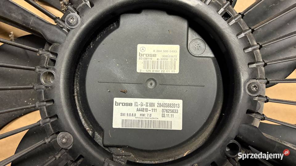 Wentylator Mercedes A2045000493 W246 W176 C218 osobowe sprzedam