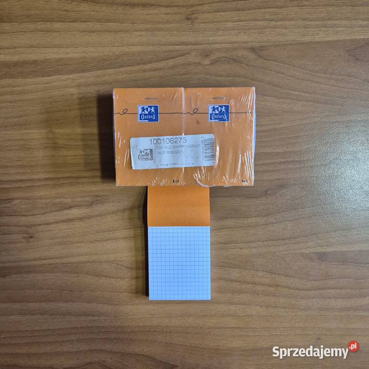 zestaw notes oxford 10 sztuk kratka 80 kartek A7 Szczecin sprzedam