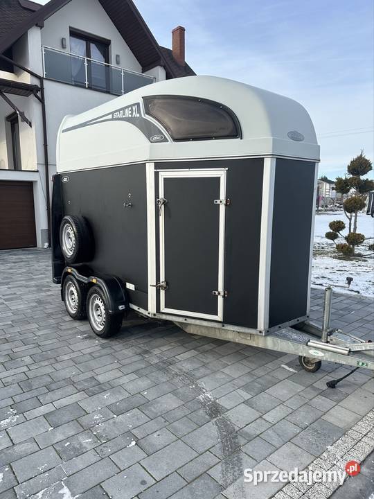 Przyczepa do przewozu 2 koni dmc 2000 Mokra