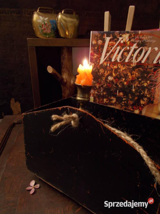 Stary Stalowy Pojemnik Organizer Nosidełko zachodniopomorskie