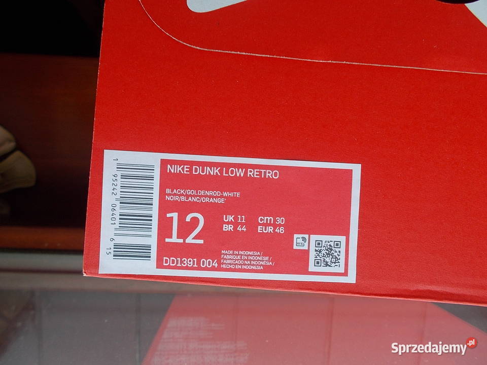 r 46US12 Nike Dunk Low Championship Goldenrod Nike Sportowe sprzedam