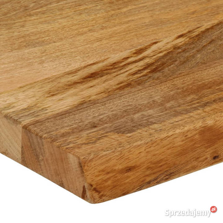 Blat stołu z naturalną krawędzią 60x20x25 drewno
